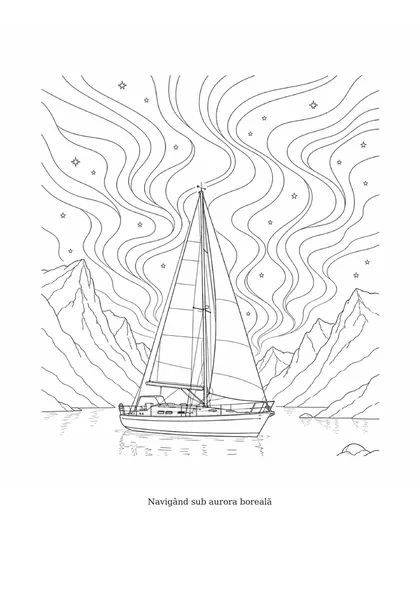 Navigând sub aurora boreală · desenul 40