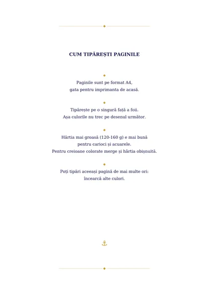 Cum tipărești paginile