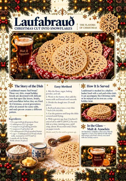 Reykjavík · Laufabrauð, the snowflake bread · page 13